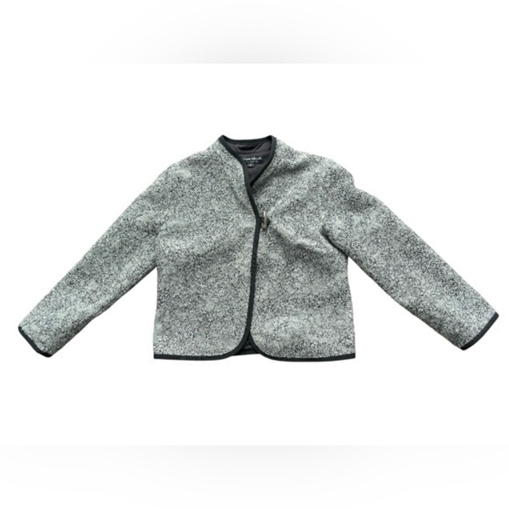 Miriam Gibson gray mohair wool jacket size 12
